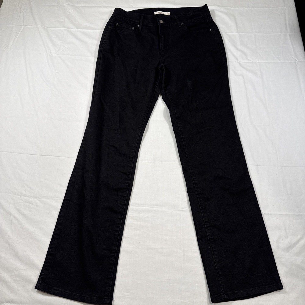 JEANS STRAIGHT Levi's 505  Women's  10 Black STRETCH